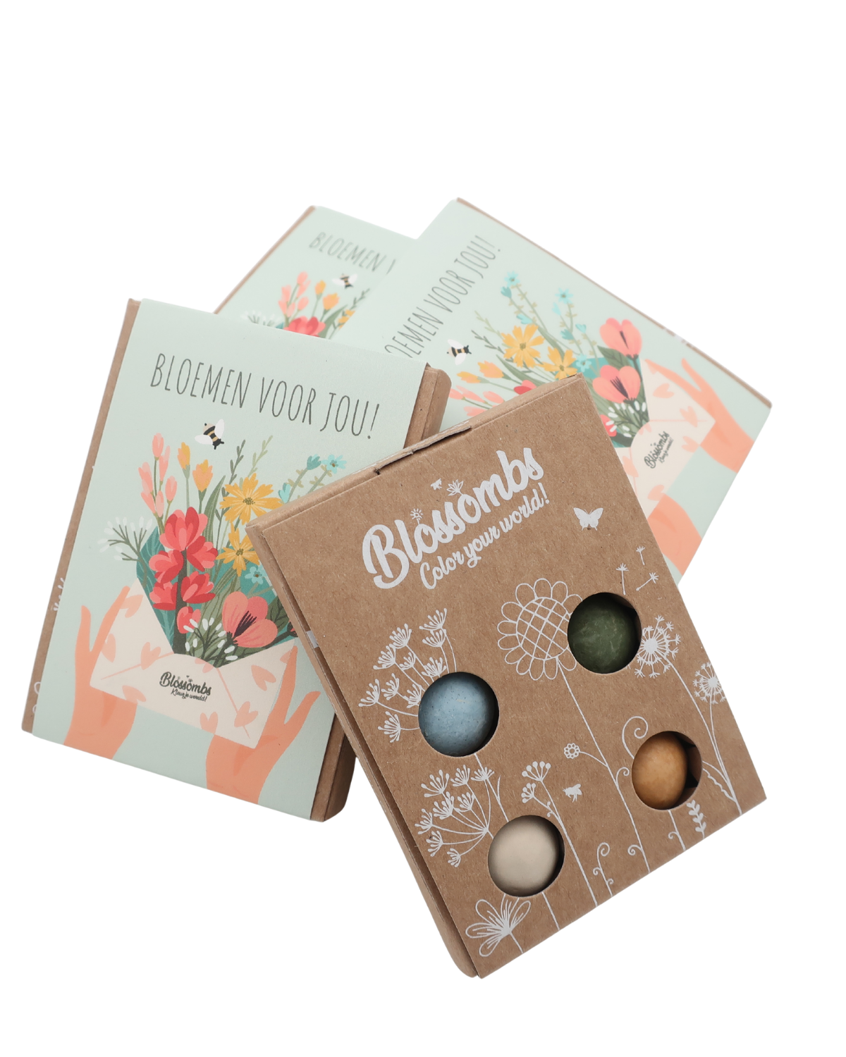 Zaadbommetjes Gift box mini - Bloemen voor jou