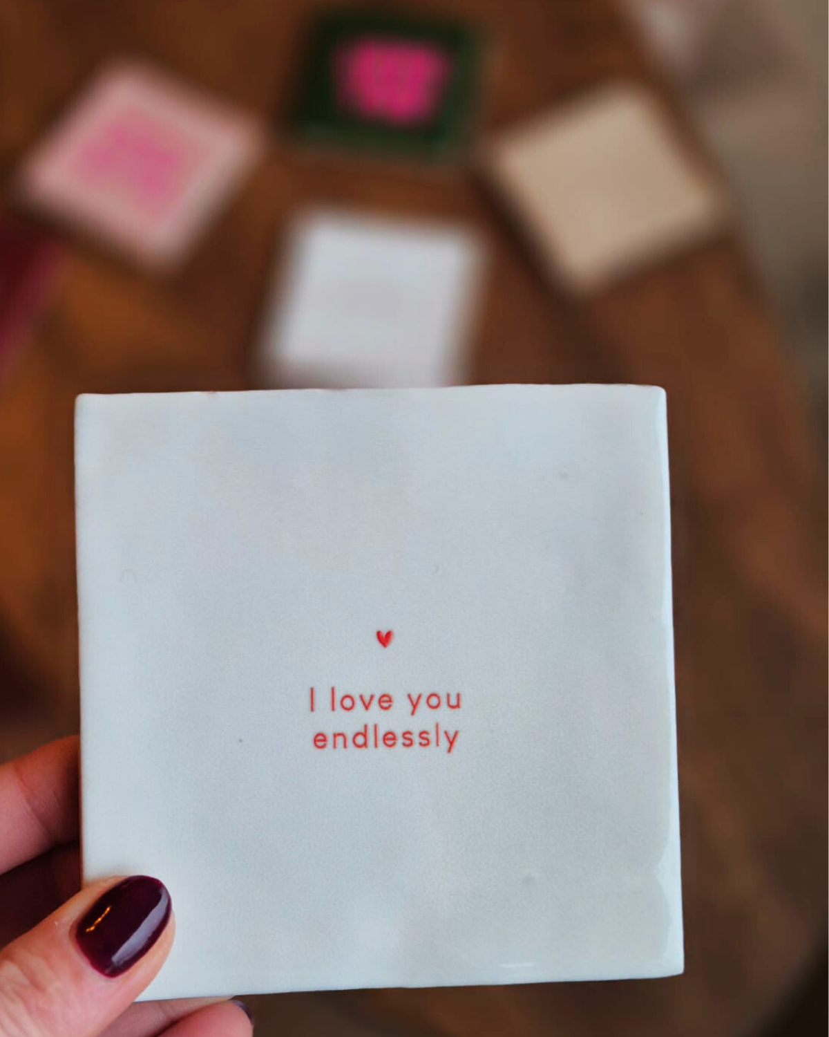 Tegeltje ‘I Love You Endlessly’ | Zachte woorden voor altijd