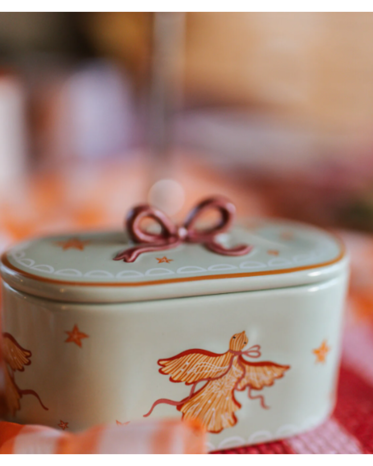 Potje vogel met strik | All the Luck in the World