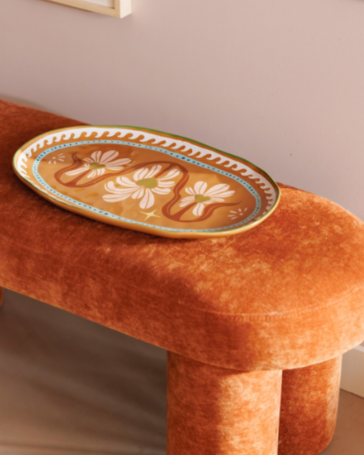 Grote Ovale Schaal met Hartjes – All The Luck In The World