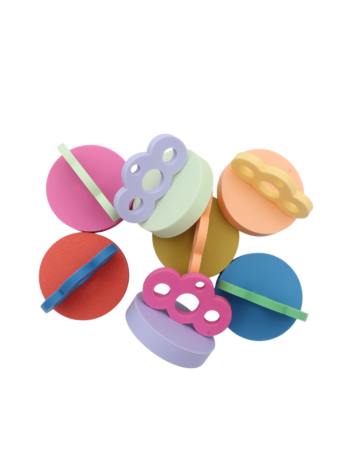 Minimalistische MUUSS kunstbloemschakel voor modulaire bloemenwand met kunstbloemen, makkelijk aan te passen en uit te breiden