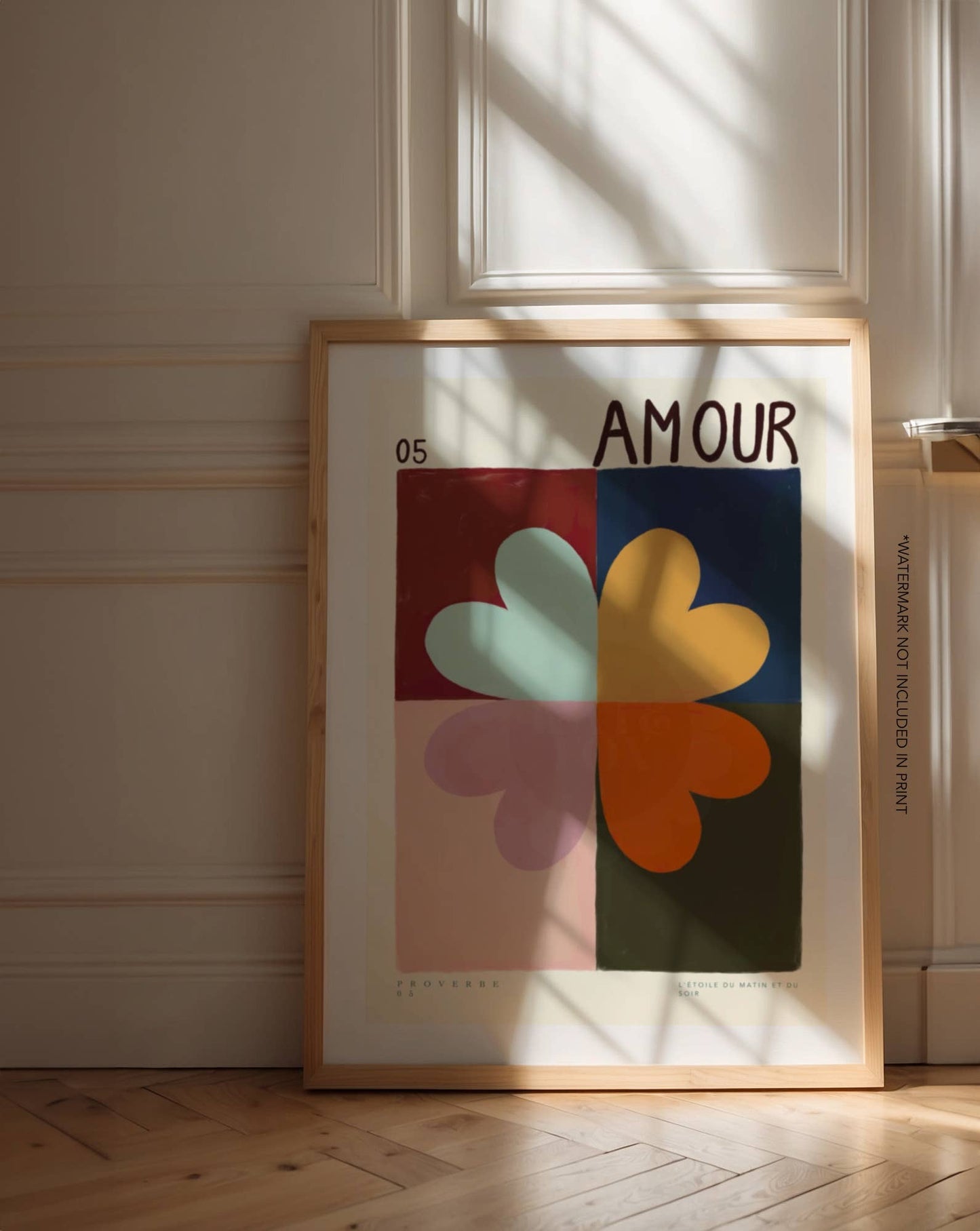 Handgetekende Kunstprint vol Kleur en Warmte A3